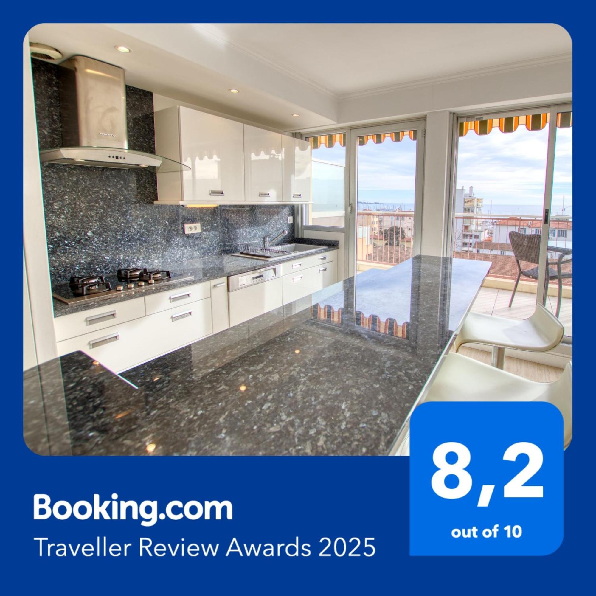 Le Clair Golfe-juan - T2 Terrasse Vue Parking Prive Wifi - Limestay